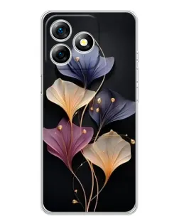 Чохол для Ulefone Note 18 Pro з картинкою «Лілові квіти грації» Чохол для Ulefone Note 18 Pro з картинкою «Лілові квіти грації»