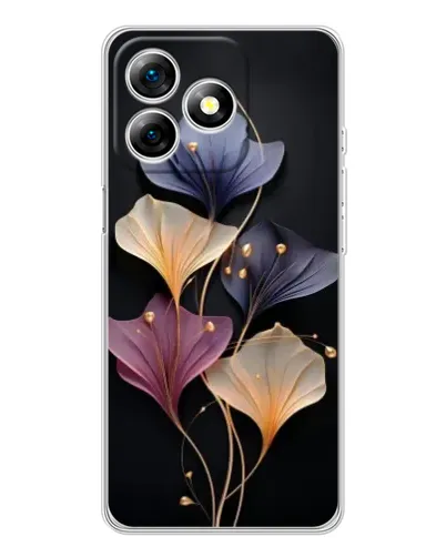 Чохол для Ulefone Note 18 Pro з картинкою «Лілові квіти грації»