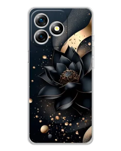 Чохол для Ulefone Note 18 Pro з картинкою «Чорний лотос»