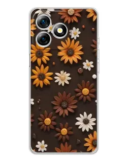 Чохол для Ulefone Note 18 Pro з картинкою «Візерунок з маленьких соняшників» Чохол для Ulefone Note 18 Pro з картинкою «Візерунок з маленьких соняшників»