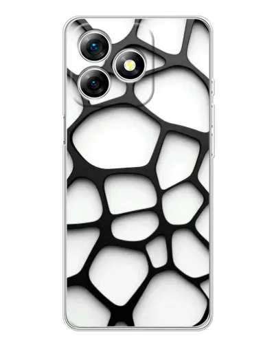 Чохол для Ulefone Note 18 Pro з картинкою «Біла об'ємна сітка» Чохол для Ulefone Note 18 Pro з картинкою «Біла об'ємна сітка»