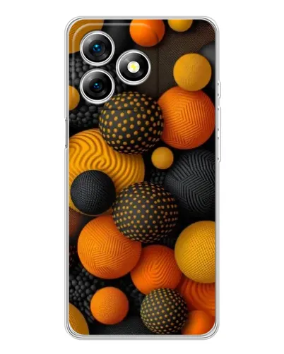 Чохол для Ulefone Note 18 Pro з картинкою «Об'ємні помаранчеві сфери» Чохол для Ulefone Note 18 Pro з картинкою «Об'ємні помаранчеві сфери»