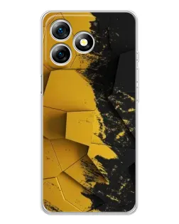 Чохол для Ulefone Note 18 Pro з картинкою «Золоті уламки геометрії»