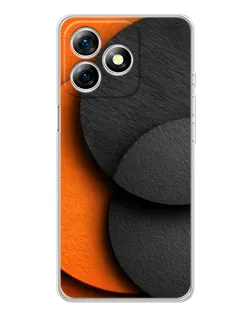 Чохол для Ulefone Note 18 Pro з картинкою «Геометрія помаранчевих кіл»