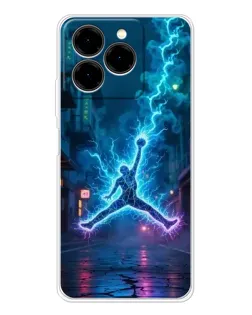 Чехол для Ulefone Note 20 Pro с картинкой «Jordan Gold Jumpman»