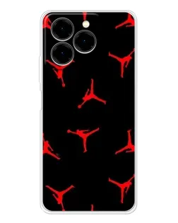 Чехол для Ulefone Note 20 Pro с картинкой «Jordan Red Pattern»
