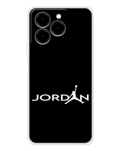 Чехол для Ulefone Note 20 Pro с картинкой «Jordan White Logo» Чехол для Ulefone Note 20 Pro с картинкой «Jordan White Logo»