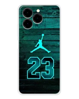 Чехол для Ulefone Note 20 Pro с картинкой «Jordan Cyan 23»