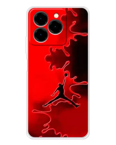Чехол для Ulefone Note 20 Pro с картинкой «Jordan Red Smoke» Чехол для Ulefone Note 20 Pro с картинкой «Jordan Red Smoke»