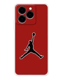Чехол для Ulefone Note 20 Pro с картинкой «Jordan Red Back»