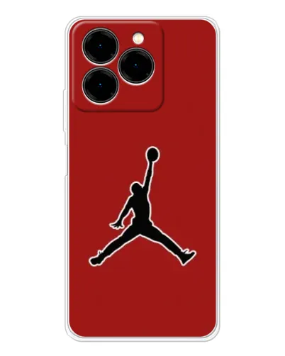 Чехол для Ulefone Note 20 Pro с картинкой «Jordan Red Back» Чехол для Ulefone Note 20 Pro с картинкой «Jordan Red Back»