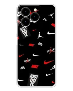 Чехол для Ulefone Note 20 Pro с картинкой «Nike Mix Pattern»