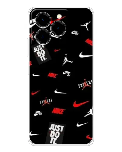 Чехол для Ulefone Note 20 Pro с картинкой «Nike Mix Pattern» Чехол для Ulefone Note 20 Pro с картинкой «Nike Mix Pattern»