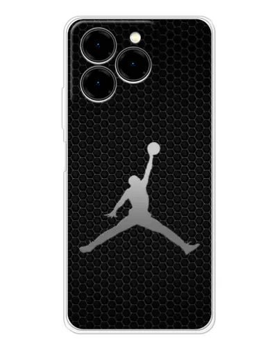 Чехол для Ulefone Note 20 Pro с картинкой «Jordan Dark Carbon» Чехол для Ulefone Note 20 Pro с картинкой «Jordan Dark Carbon»