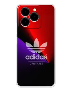 Чехол для Ulefone Note 20 Pro с картинкой «Adidas Red Neon»