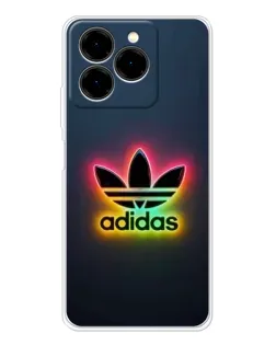Чехол для Ulefone Note 20 Pro с картинкой «Неоновый Adidas»