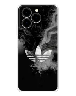 Чехол для Ulefone Note 20 Pro с картинкой «Абстрактный дым Adidas»