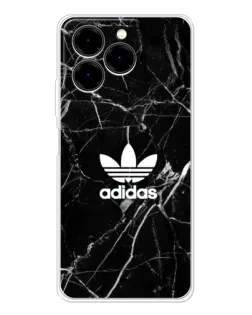 Чехол для Ulefone Note 20 Pro с картинкой «Белый мрамор Adidas»