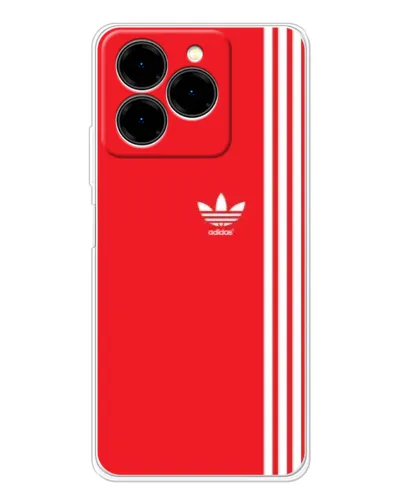 Чехол для Ulefone Note 20 Pro с картинкой «Красный минимализм Adidas» Чехол для Ulefone Note 20 Pro с картинкой «Красный минимализм Adidas»