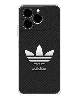Чехол для Ulefone Note 20 Pro с картинкой «Adidas Карбоновая текстура»