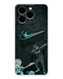 Чехол для Ulefone Note 20 Pro с картинкой «Спортивный арт Nike»