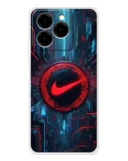 Чехол для Ulefone Note 20 Pro с картинкой «Техногенный стиль Nike»