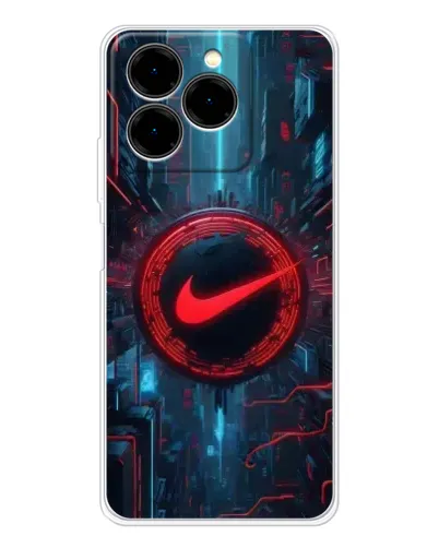 Чехол для Ulefone Note 20 Pro с картинкой «Техногенный стиль Nike» Чехол для Ulefone Note 20 Pro с картинкой «Техногенный стиль Nike»