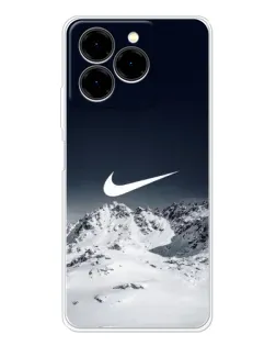 Чехол для Ulefone Note 20 Pro с картинкой «Nike — зимние горы»