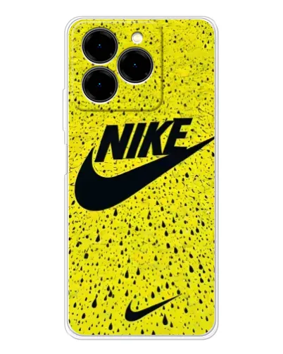 Чехол для Ulefone Note 20 Pro с картинкой «Желтый текстурный Nike» Чехол для Ulefone Note 20 Pro с картинкой «Желтый текстурный Nike»