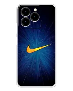 Чохол для Ulefone Note 20 Pro з картинкою «Синій пульс Nike»