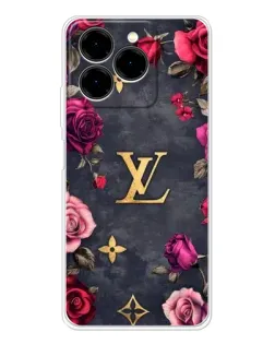 Чехол для Ulefone Note 20 Pro с картинкой «Цветочный Louis Vuitton»