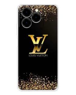 Чехол для Ulefone Note 20 Pro с картинкой «LV — золотые искры»
