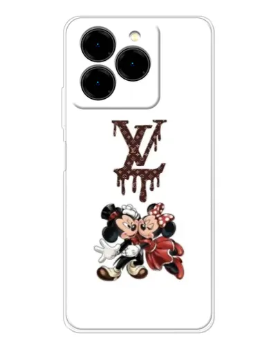 Чехол для Ulefone Note 20 Pro с картинкой «LV и Микки Маус» Чехол для Ulefone Note 20 Pro с картинкой «LV и Микки Маус»