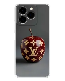 Чехол для Ulefone Note 20 Pro с картинкой «Красное яблоко LV»