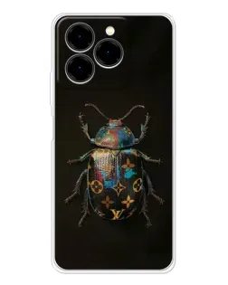 Чехол для Ulefone Note 20 Pro с картинкой «LV — мраморный принт»
