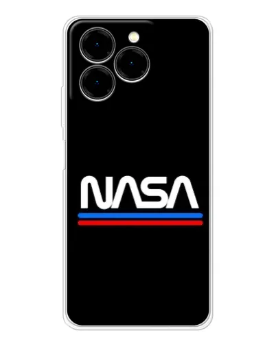 Чехол для Ulefone Note 20 Pro с картинкой «NASA — классика Red Blue» Чехол для Ulefone Note 20 Pro с картинкой «NASA — классика Red Blue»