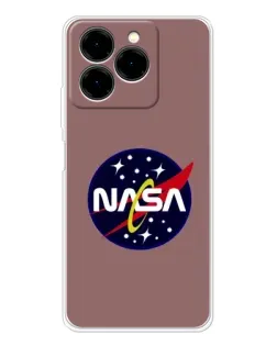 Чехол для Ulefone Note 20 Pro с картинкой «NASA — ретро космос»