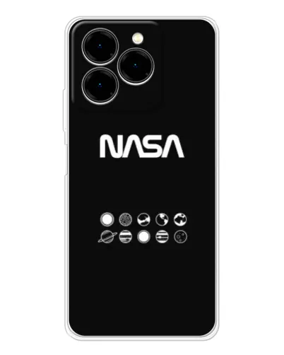Чехол для Ulefone Note 20 Pro с картинкой «NASA — технический принт» Чехол для Ulefone Note 20 Pro с картинкой «NASA — технический принт»