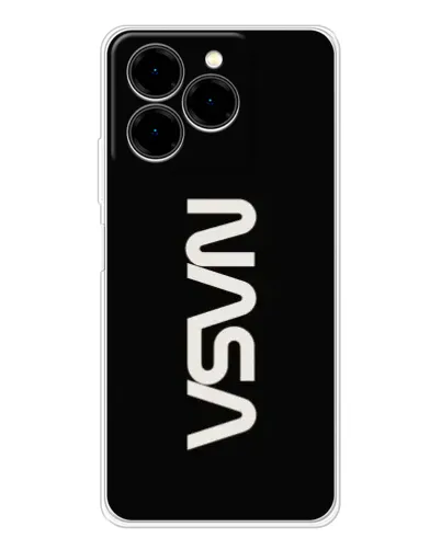 Чехол для Ulefone Note 20 Pro с картинкой «NASA — вертикальный логотип» Чехол для Ulefone Note 20 Pro с картинкой «NASA — вертикальный логотип»