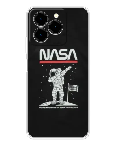 Чехол для Ulefone Note 20 Pro с картинкой «NASA — шагаем по Луне» Чехол для Ulefone Note 20 Pro с картинкой «NASA — шагаем по Луне»