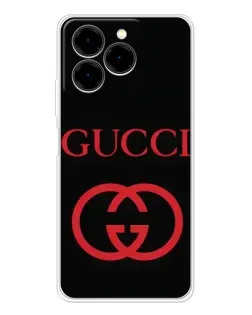 Чехол для Ulefone Note 20 Pro с картинкой «Gucci — красный логотип»