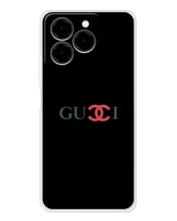 Чехол для Ulefone Note 20 Pro с картинкой «Gucci — красный градиент»