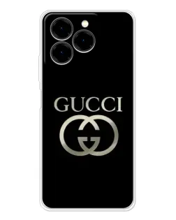 Чехол для Ulefone Note 20 Pro с картинкой «Gucci — золото на черном» Чехол для Ulefone Note 20 Pro с картинкой «Gucci — золото на черном»