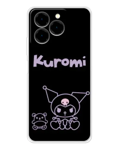 Чехол для Ulefone Note 20 Pro с картинкой «Kuromi — черный минимализм» Чехол для Ulefone Note 20 Pro с картинкой «Kuromi — черный минимализм»