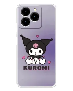 Чехол для Ulefone Note 20 Pro с картинкой «Kuromi — фиолетовый арт»