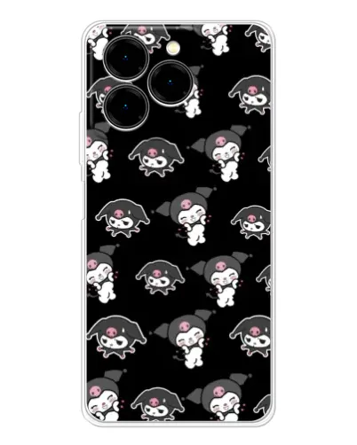 Чехол для Ulefone Note 20 Pro с картинкой «Черный паттерн Kuromi» Чехол для Ulefone Note 20 Pro с картинкой «Черный паттерн Kuromi»