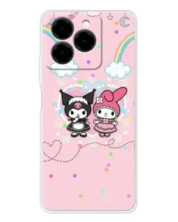 Чехол для Ulefone Note 20 Pro с картинкой «My Melody и Kuromi»
