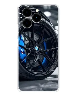 Чехол для Ulefone Note 20 Pro с картинкой «Колесо BMW вблизи»