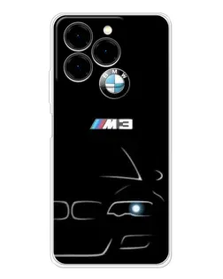 Чехол для Ulefone Note 20 Pro с картинкой «Минималистичный принт BMW M3»