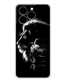 Чехол для Ulefone Note 20 Pro с картинкой «BMW и лев»